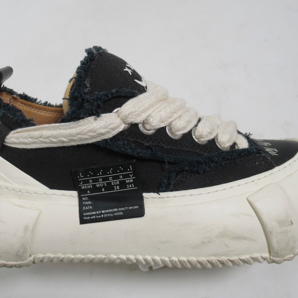 xVessel Unisex G.O.P. 2.0 Marshmallow Lows Black Size 6 US M / 8 US W / 38 EUR